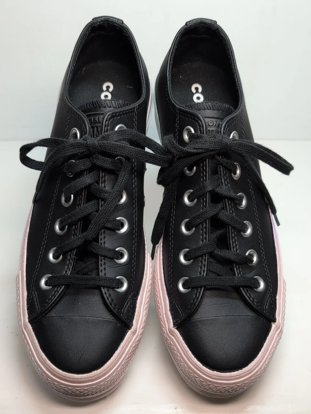 Converse All Star lift rainbow platform sneakers women's size 7.5 EU 38